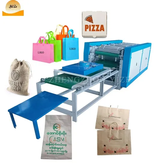 Flexo Non Woven Rice Kraft Paper Nylon Plastic Shopping Bag Printing Machine Corrugated Cardboard Pizza Box Printer Machine